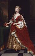Sir Godfrey Kneller Portrait of Caroline Wilhelmina of Brandenburg oil on canvas